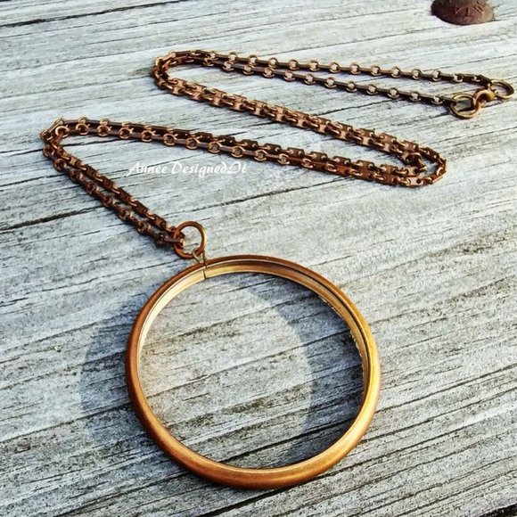 Copper Statement Necklace - Picture 7 of 7